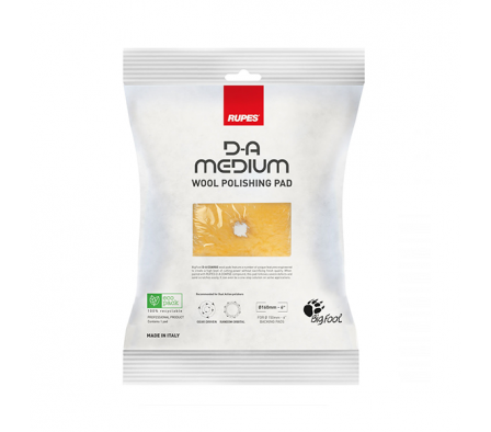 RUPES PAD ESPUMA AMARILLA MEDIUM 3"