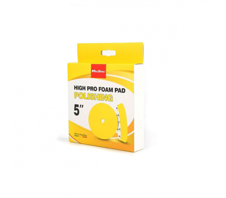 MAXSHINE PAD ESPUMA HIGH PRO YELLOW 5"