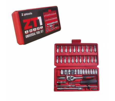 KIT DE HERRAMIENTAS 46 PIEZAS