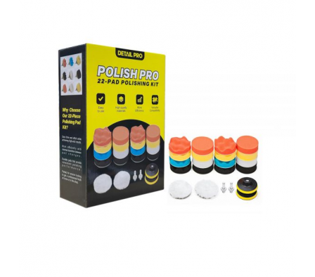 KIT PADS PARA TALADRO 22 PIEZAS